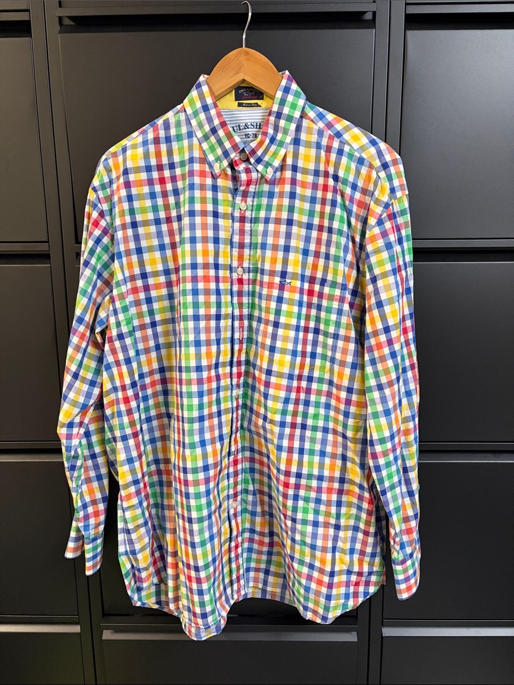 Brooks Brothers Multicolor Check Cotton Button-Down Shirt